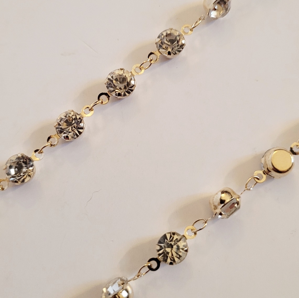 💫Crystal+Gold Body Chain - Picture 2 of 9